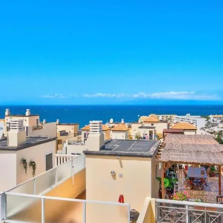 Panoramic Ocean View 3 Bedroom Retreat With Pool In Costa Adeje By Aqua Vista Tenerife * 칼라오살바헤