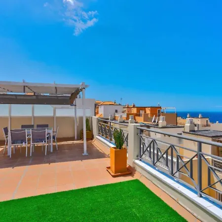 Panoramic Ocean View 3 Bedroom Retreat With Pool In Costa Adeje By Aqua Vista Tenerife Appartement